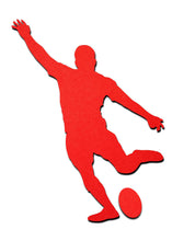 Load image into Gallery viewer, Rugby Player Silhouette - 9mm Pin Board Material