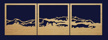 Load image into Gallery viewer, Te Mata Peak, the Sleeping Giant, Hawkes Bay, New Zealand, Bamboo Wall Art in the home made by Good.Kiwi
