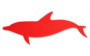 Dolphin Silhouette - 9 mm Pin Board Material