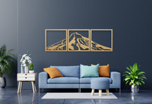 Load image into Gallery viewer, Mt Egmont/Mt Taranaki Bamboo Wall Art in the home made by Good.Kiwi
