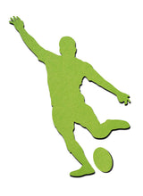 Load image into Gallery viewer, Rugby Player Silhouette - 9mm Pin Board Material
