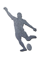 Load image into Gallery viewer, Rugby Player Silhouette - 9mm Pin Board Material
