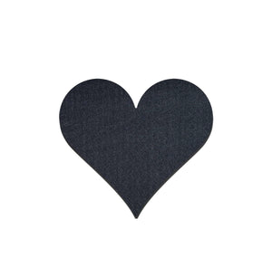 Heart Silhouette - 9mm Pin Board Material