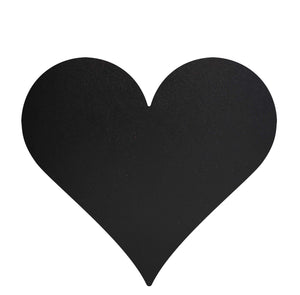 Heart Silhouette - 3mm Blackboard