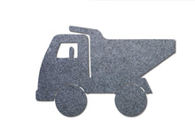 Load image into Gallery viewer, Dump Truck Silhouette - 9mm Pin Board Material
