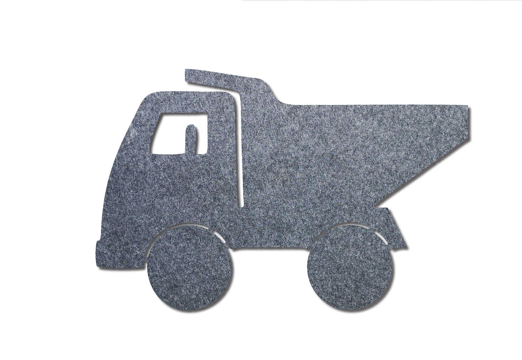 Dump Truck Silhouette - 9mm Pin Board Material