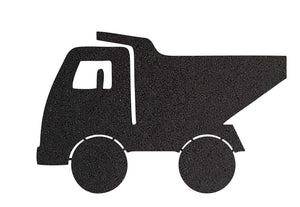 Dump Truck Silhouette - 3mm Blackboard