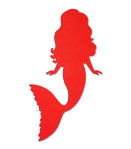 Mermaid Silhouette - 9mm Pin Board Material