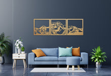 Load image into Gallery viewer, Mt Cook, Mount Cook, Aorangi Bamboo Wall Art in the home made by Good.Kiwi
