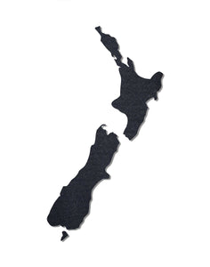 New Zealand Silhouette - 9mm Pin Board Material