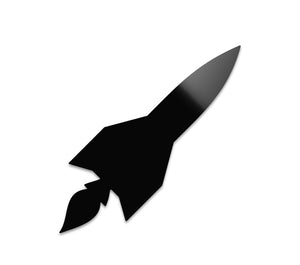 Rocket Silhouette - 3mm ACM Board