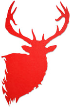 Load image into Gallery viewer, Stag Silhouette - 9mm Pin Board Material
