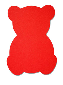 Bear Silhouette - 9mm Pin Board Material